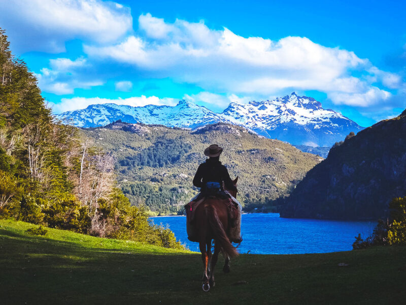 Excursión a caballo a Lago Verde, Chile